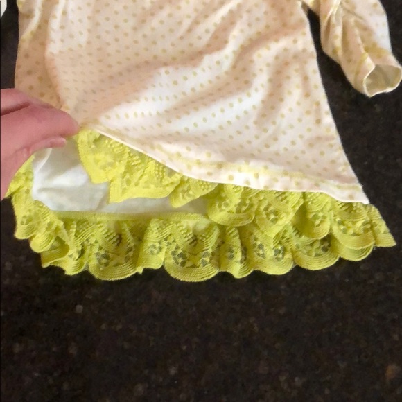 MJ Rouched 3/4 Ruffled Top, GUC, 4 - Picture 2 of 6